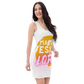 Make Jesus Lord Dress, Summer Dress, White Beautiful Scripture Dress, Sublimation Cut & Sew Dress, Jesus Lover, Dress to Fit,