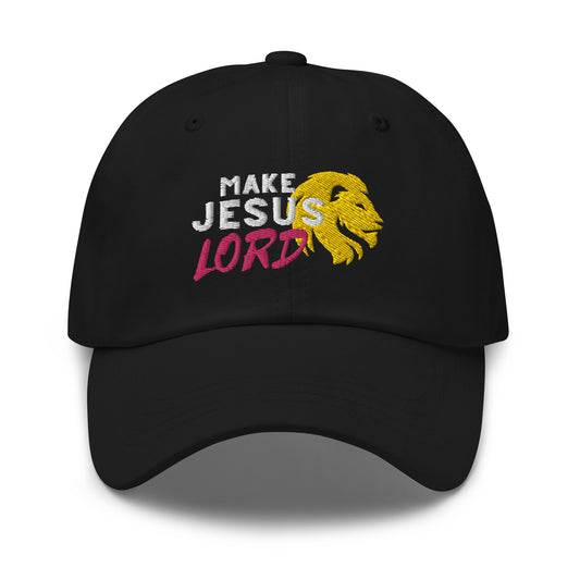 Make Jesus Lord Hat, Dad hat, Cool hat, Scripture hat, Christian girl hat, summer hat, couple hat, gift for him and her