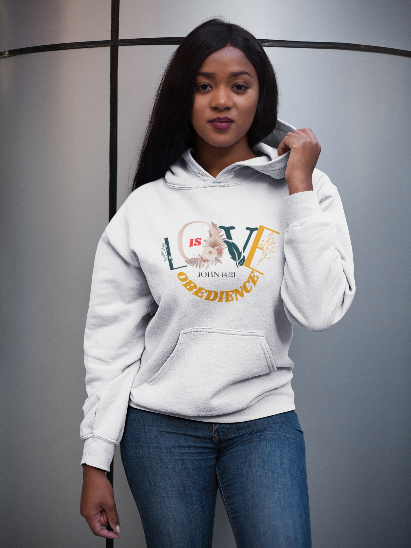 Love is Obedience Hoodie, Unisex hoodie, John 14:21 Hoodie, Scripture Hoodie, Christian Hoodie,