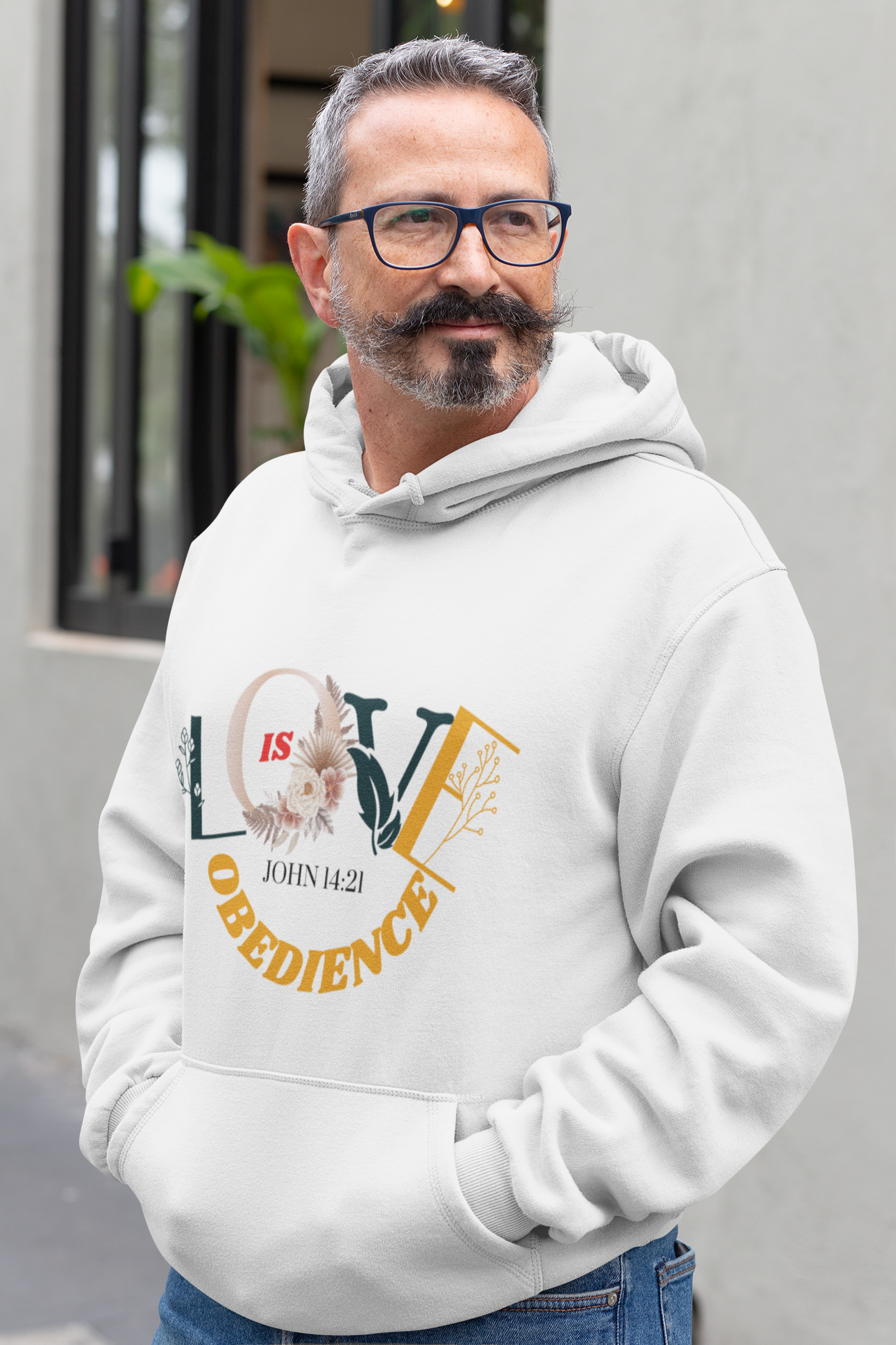 Love is Obedience Hoodie, Unisex hoodie, John 14:21 Hoodie, Scripture Hoodie, Christian Hoodie,