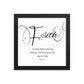Faith Scripture Framed photo paper poster, Romans 10:17,