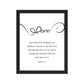 Hope Scripture Framed photo paper poster, Romans 5:5,