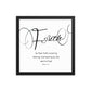 Faith Scripture Framed photo paper poster, Romans 10:17,