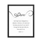 Hope Scripture Framed photo paper poster, Romans 5:5,