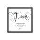 Faith Scripture Framed photo paper poster, Romans 10:17,