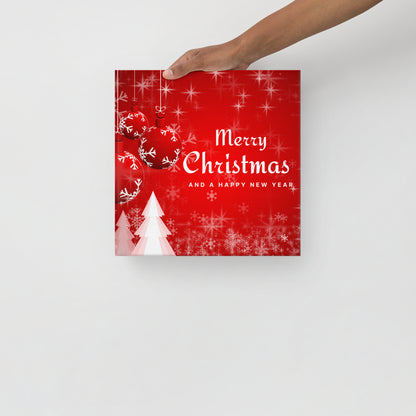 Thin canvas Merry Christmas, Christmas shopping, Happy New Year Thin Canvas