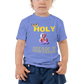 Holy and Single Toddler Tee, Toddler Short Sleeve Tee, Child of God Tee, Scripture Toddler Tee, Cute Toddler Tee,