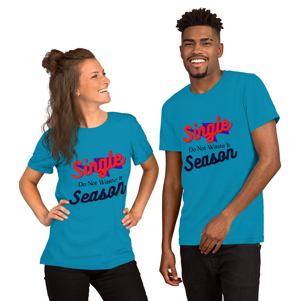 Dont Waste your Single Season t-shirt, Unisex t-shirt, Christian t-shirt, Scripture t-shirt, Single Season t-shirt, Gift for Him and Her, Young Adult t-shirt