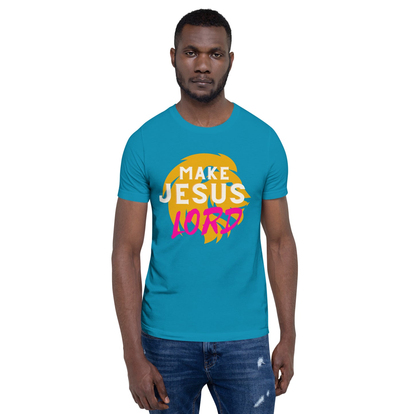 Make Jesus Lord t-shirt, Unisex t-shirt, Romans 10:9 t-shirt, Scripture t-shirt,