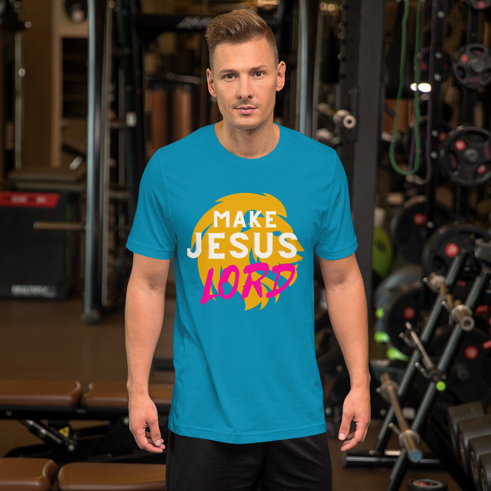 Make Jesus Lord t-shirt, Unisex t-shirt, Romans 10:9 t-shirt, Scripture t-shirt,