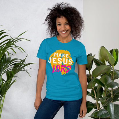 Make Jesus Lord t-shirt, Unisex t-shirt, Romans 10:9 t-shirt, Scripture t-shirt,