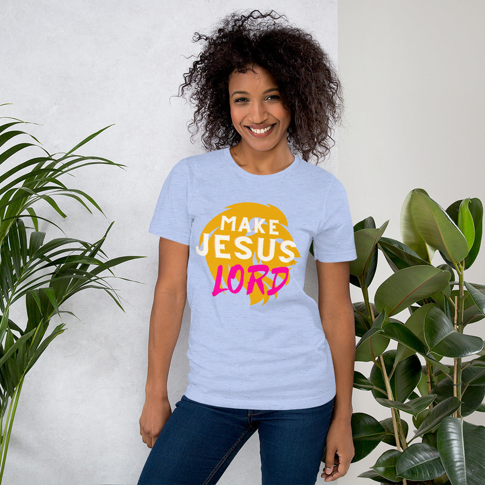 Make Jesus Lord t-shirt, Unisex t-shirt, Romans 10:9 t-shirt, Scripture t-shirt,