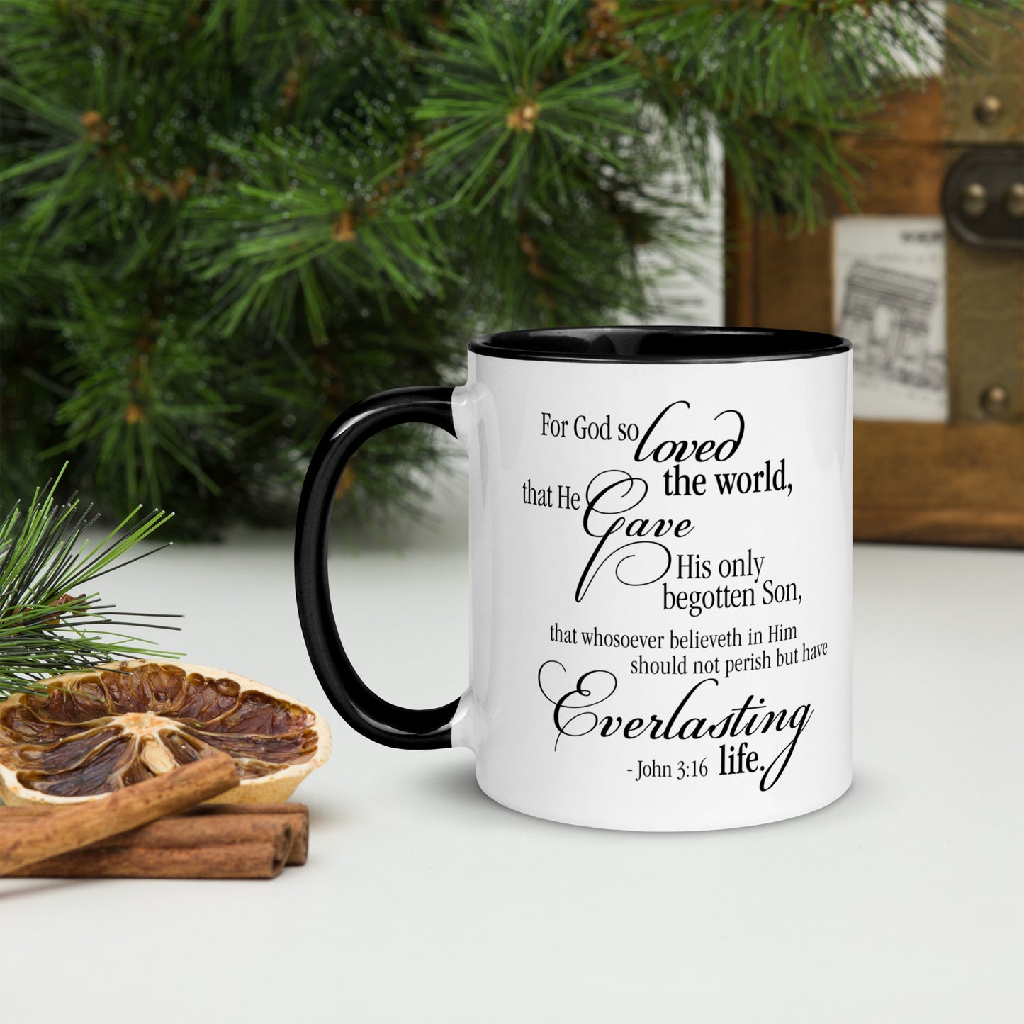 John 3:16 Mug, Scripture Mug, Beautiful Mug, Christian Mug