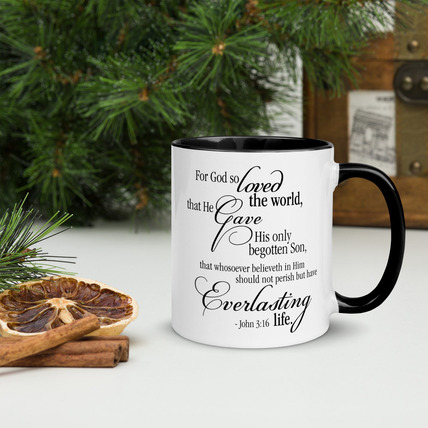 John 3:16 Mug, Scripture Mug, Beautiful Mug, Christian Mug