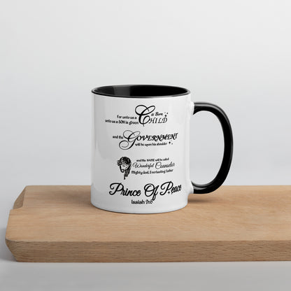 Isaiah 9:6 Scripture Mug, Christian Mug, Christmas Mug