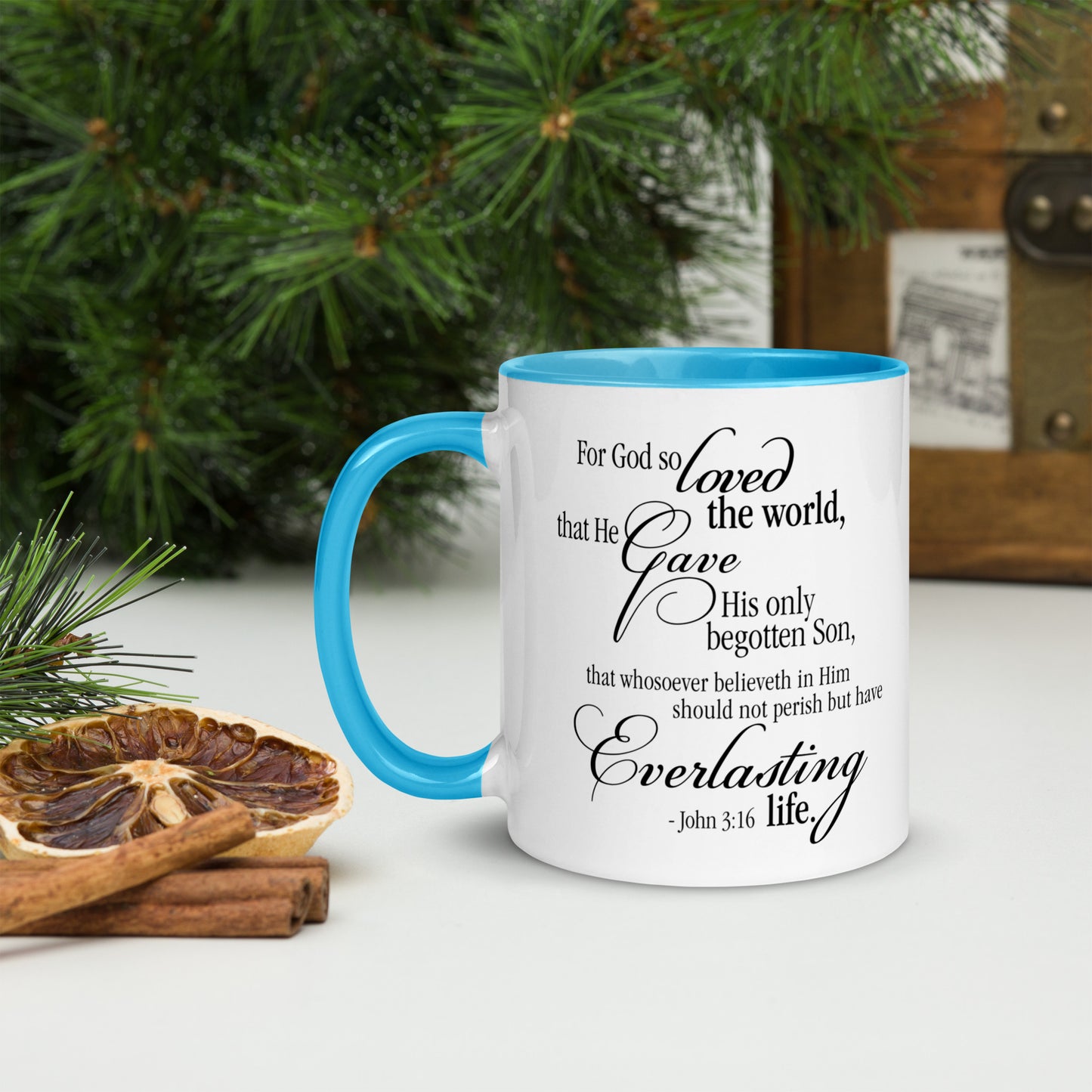 John 3:16 Mug, Scripture Mug, Beautiful Mug, Christian Mug