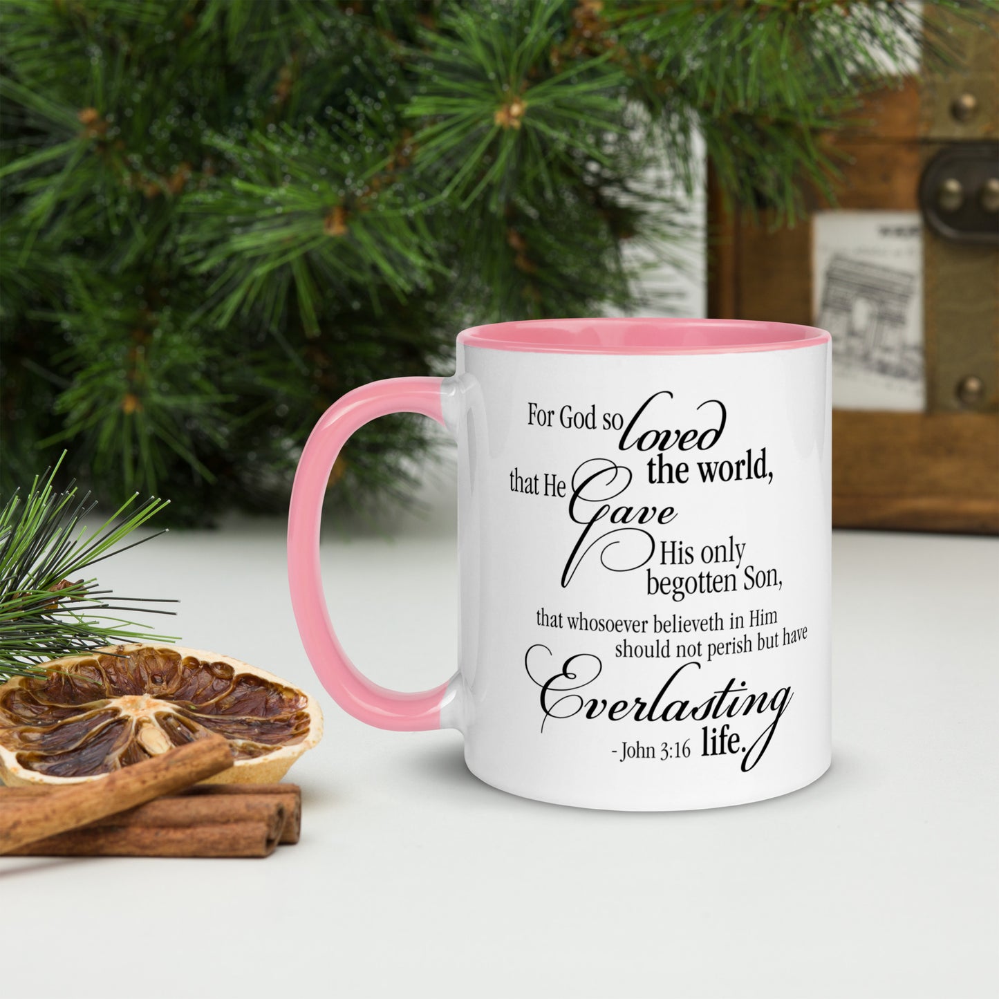 John 3:16 Mug, Scripture Mug, Beautiful Mug, Christian Mug