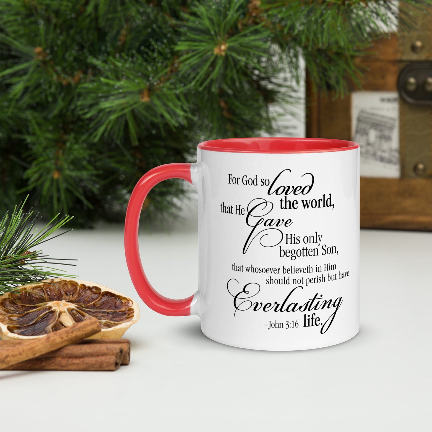John 3:16 Mug, Scripture Mug, Beautiful Mug, Christian Mug
