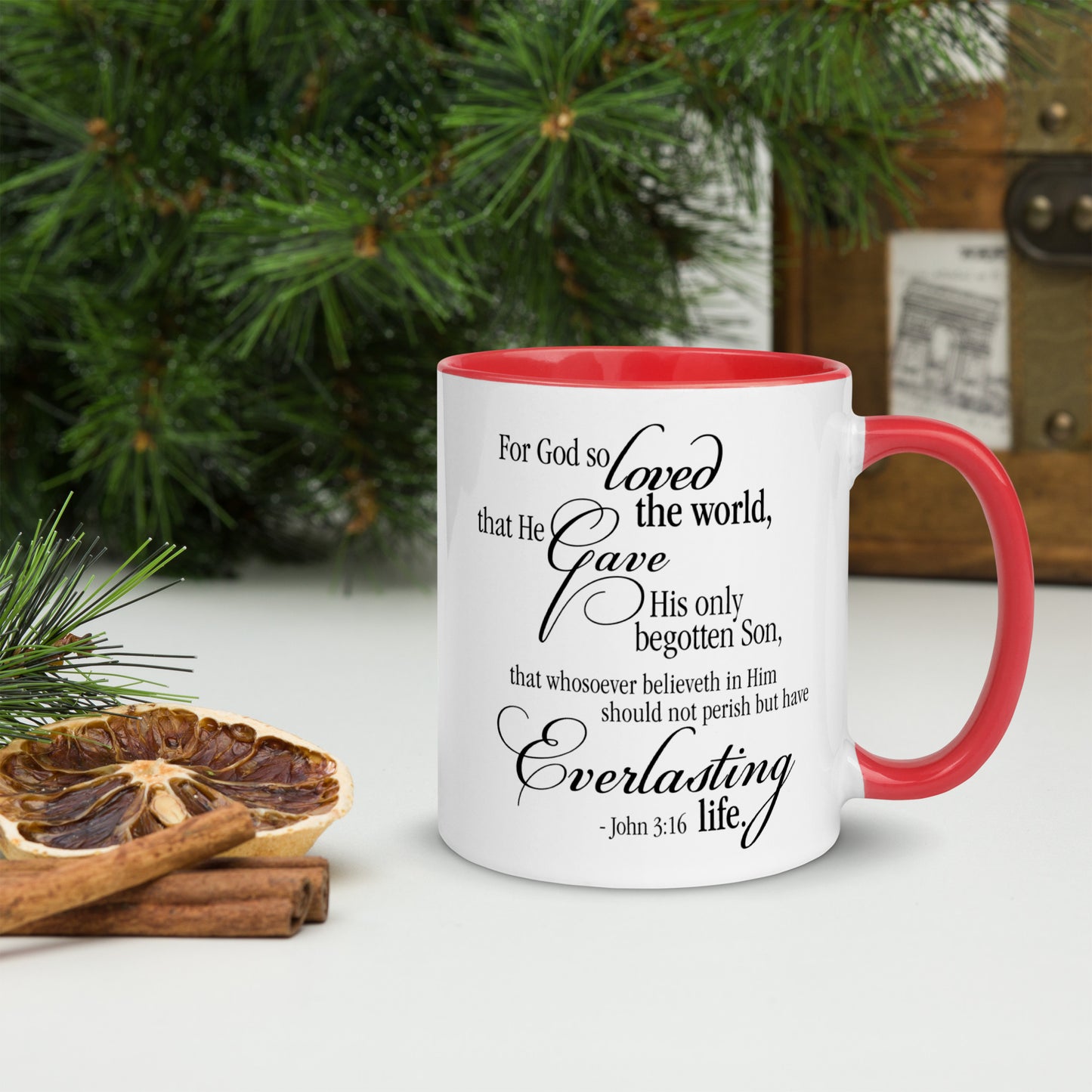 John 3:16 Mug, Scripture Mug, Beautiful Mug, Christian Mug