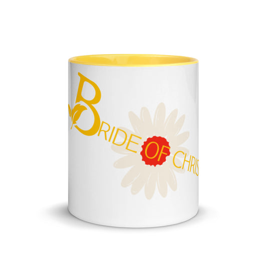 Bride of Christ Mug, Scripture Mug, Jesus Lover Mug, Mug with Color Inside, Gift for him and her, Church mug, Christian mug