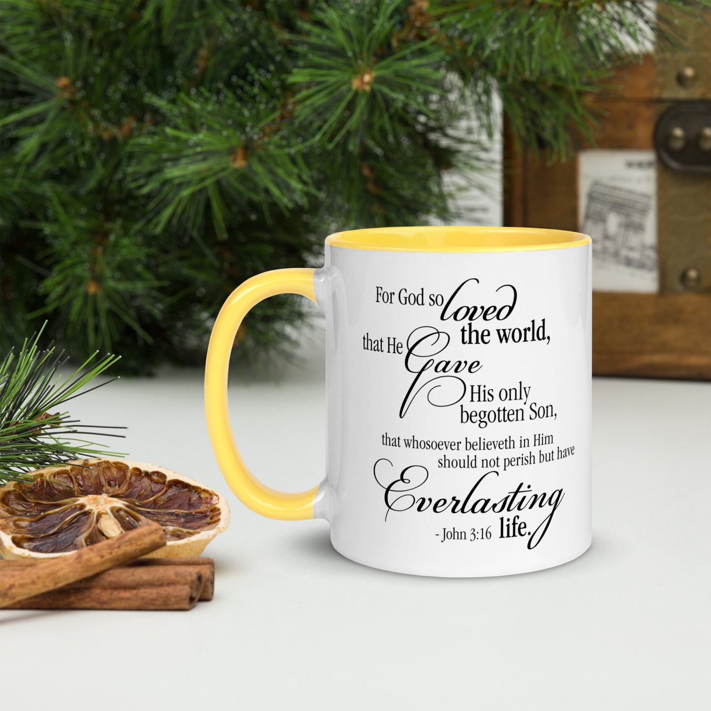 John 3:16 Mug, Scripture Mug, Beautiful Mug, Christian Mug