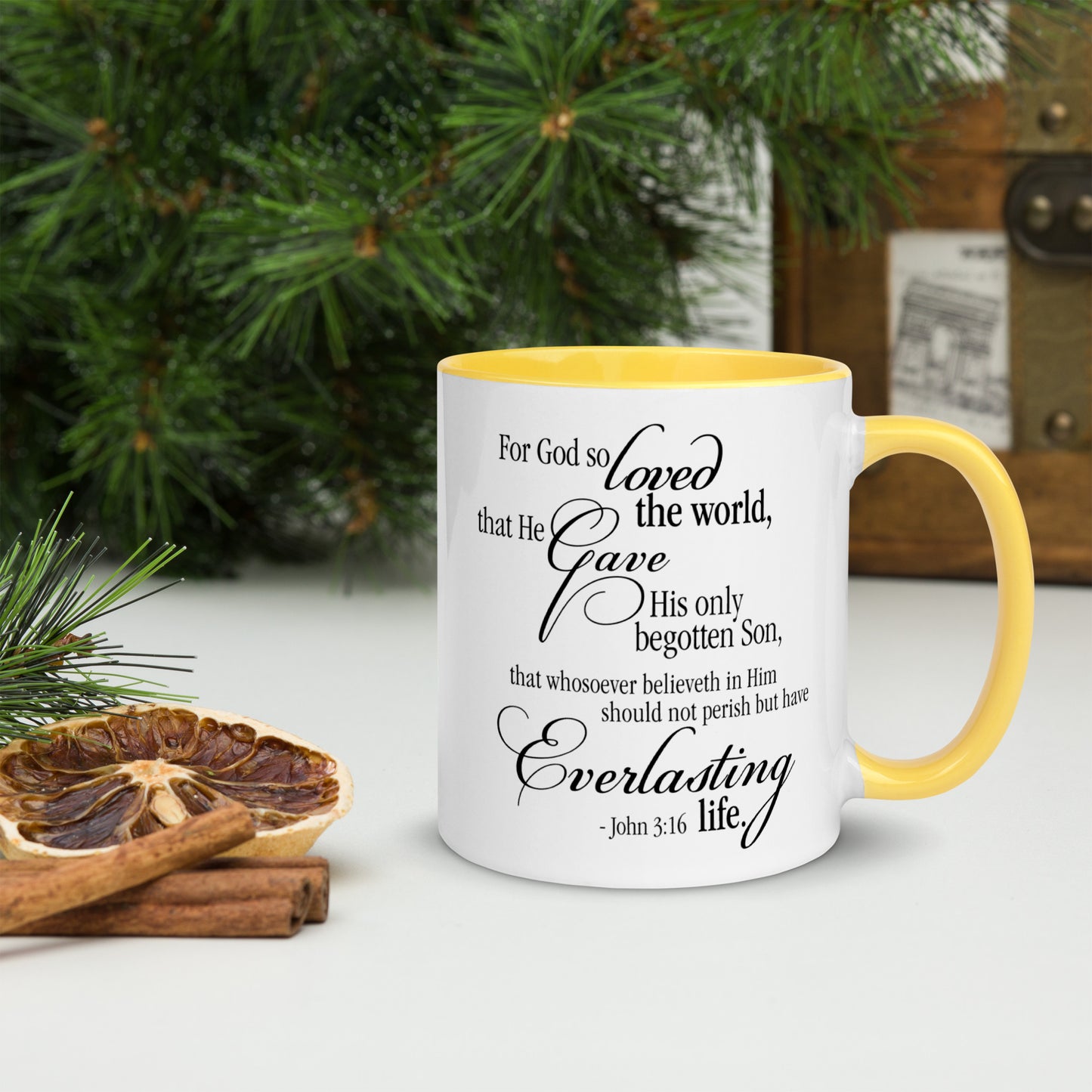 John 3:16 Mug, Scripture Mug, Beautiful Mug, Christian Mug