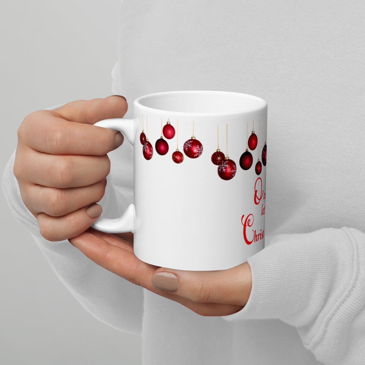 Christmas White Classy mug, Coffee lover, beautiful tea mug