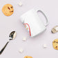 White glossy mug, mug 11oz, beautiful mug gift, 15oz white mug, mug gift for mum, anniversary gift,