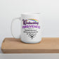 Forgiveness Wednesday white Scripture mug