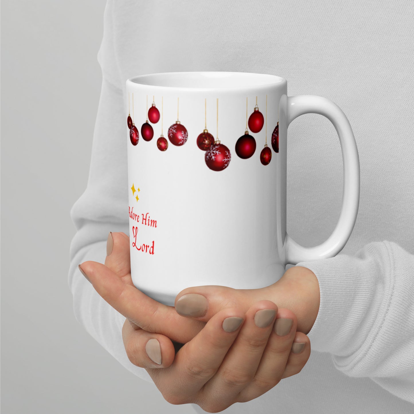 Christmas White Classy mug, Coffee lover, beautiful tea mug